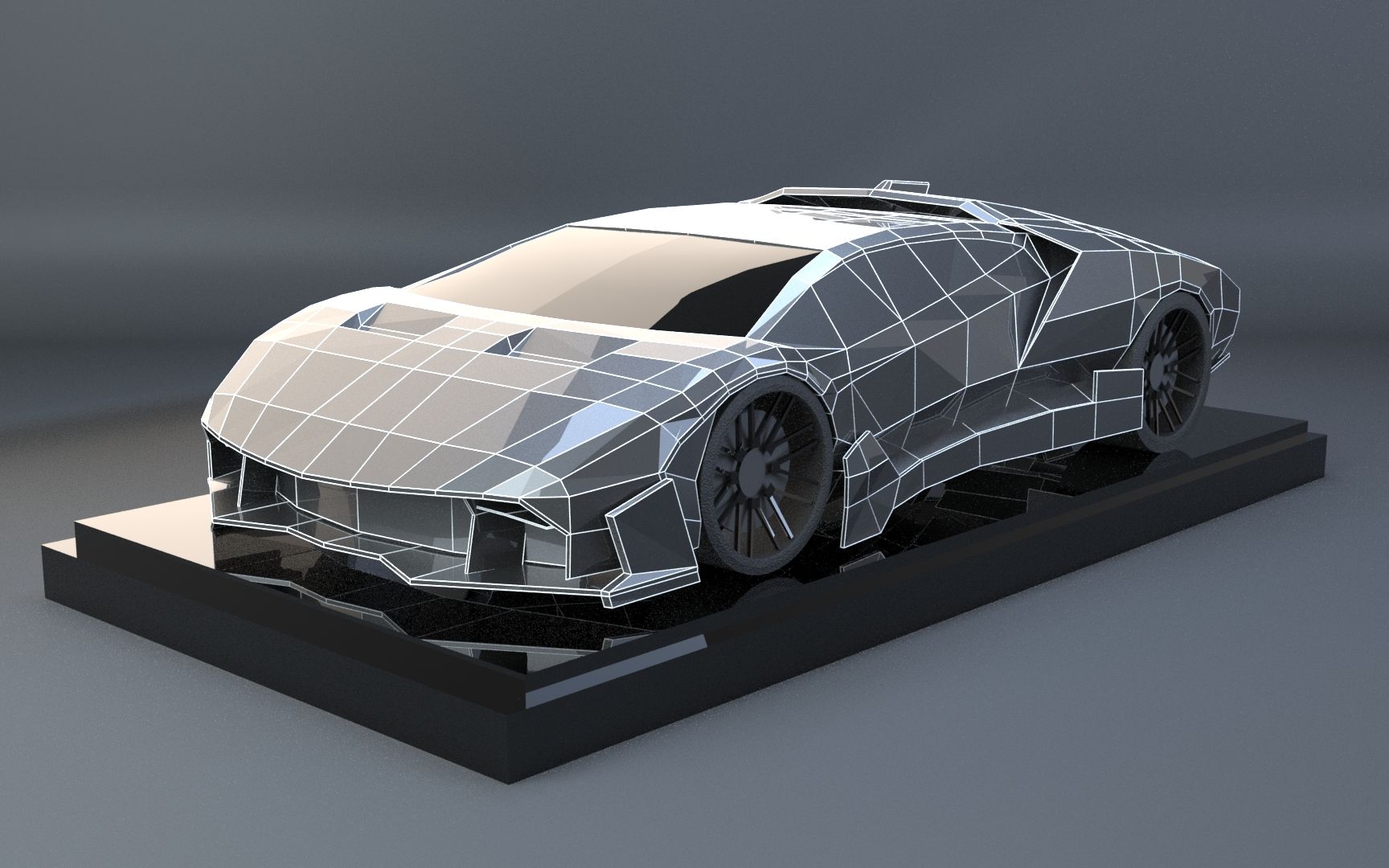 3dmax建模——硬表面汽车建模,跑车建模,零基础建模案例讲解