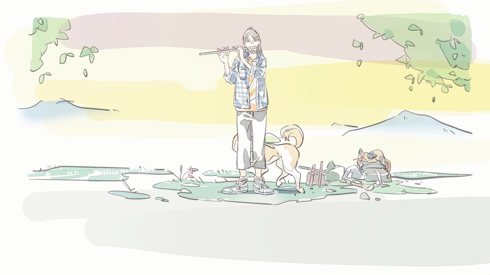 吹笛少年空师傅