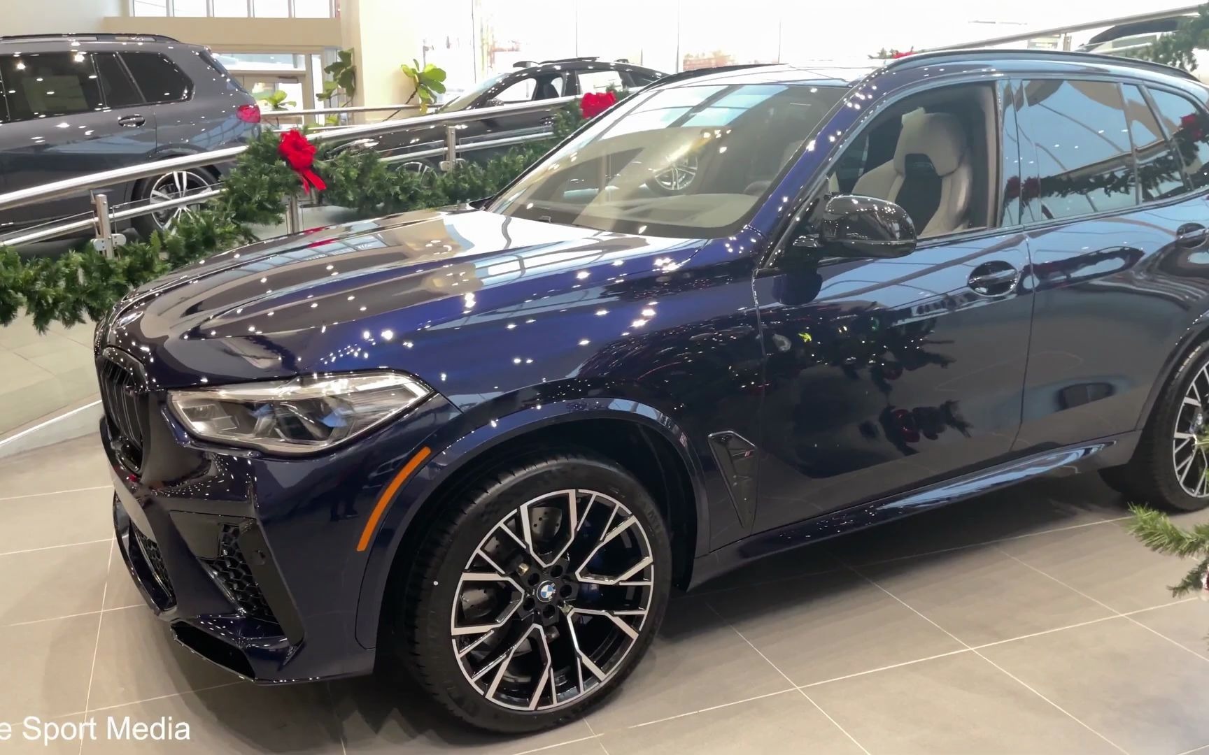2021 bmw x5m competition (625hp suv) in tanzanite blue ii