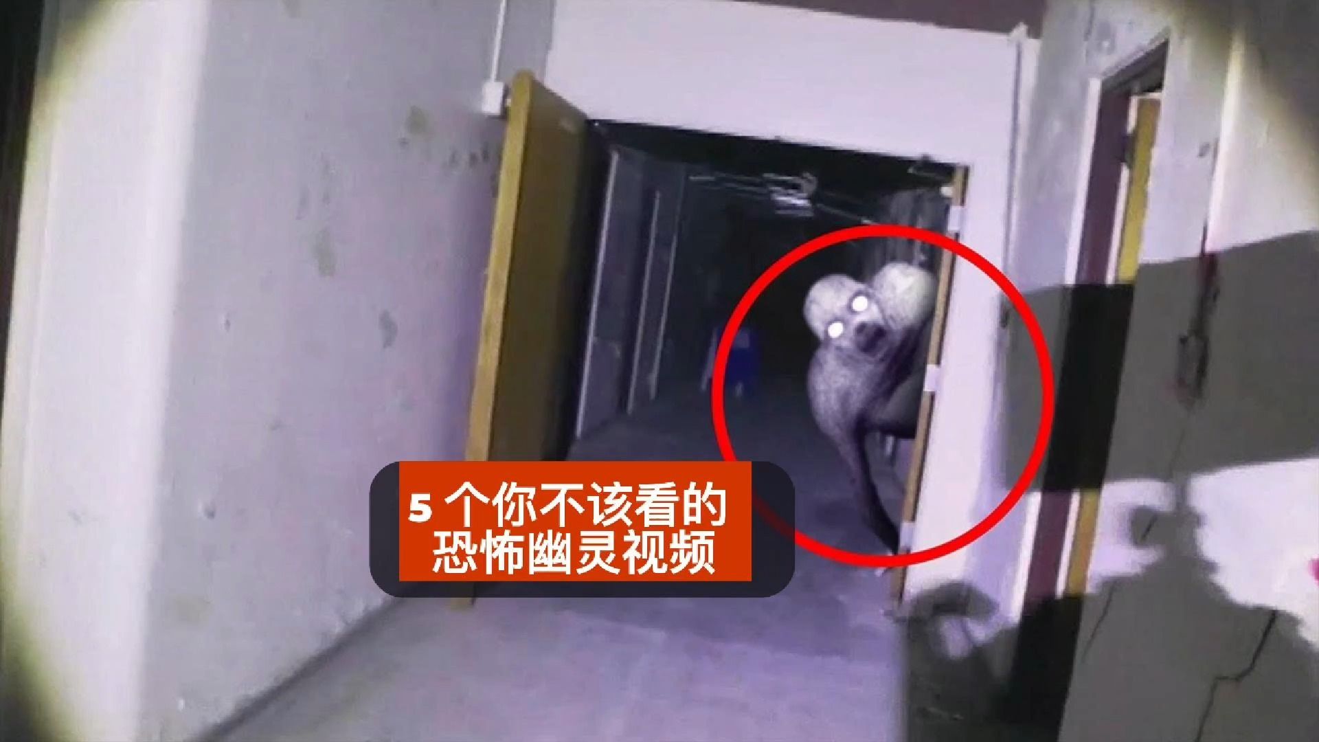 5 个你不该看的恐怖幽灵视频