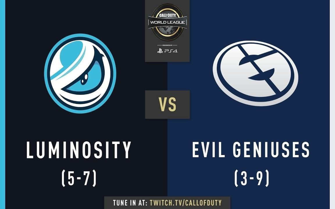 cwl使命召唤世界联赛2019职业联盟第七周第三日a组luminositygaming