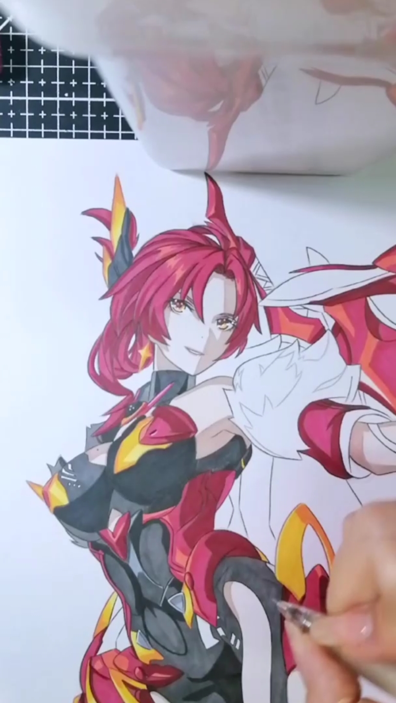 来画崩坏3吧:崩坏3rd 画画 画 手绘 绘画过程 动漫 幽兰黛尔