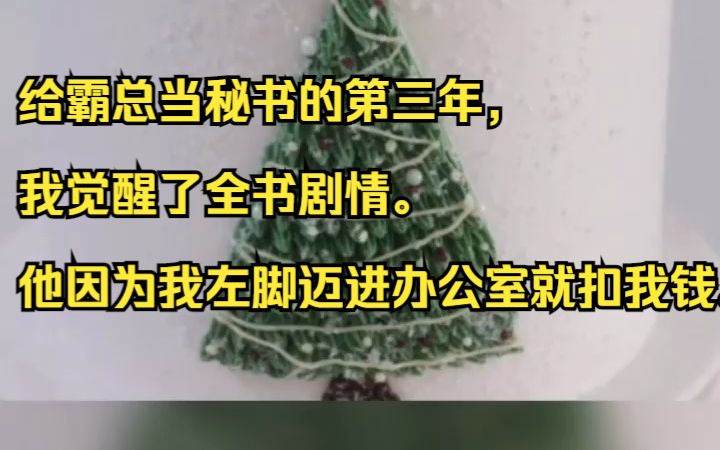 给霸总当秘书的第三年,我觉醒了全书剧情.他因为我左脚迈进办公室就扣我钱.吱呼小说推荐《亦月残破》哔哩哔哩bilibili