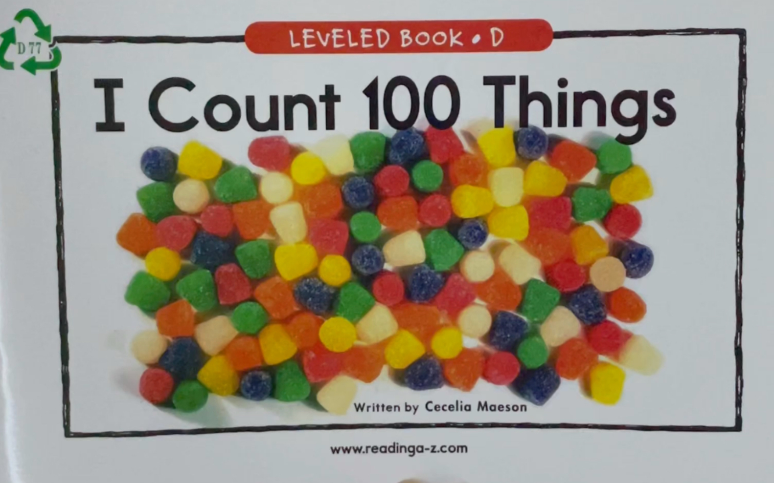 [图]少儿英语RAZ分级阅读D 77 I Count 100 things 我数一百样东西