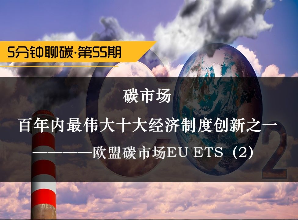 碳市场,百年内最伟大十大经济制度创新之一——欧盟碳市场EU ETS(2)哔哩哔哩bilibili