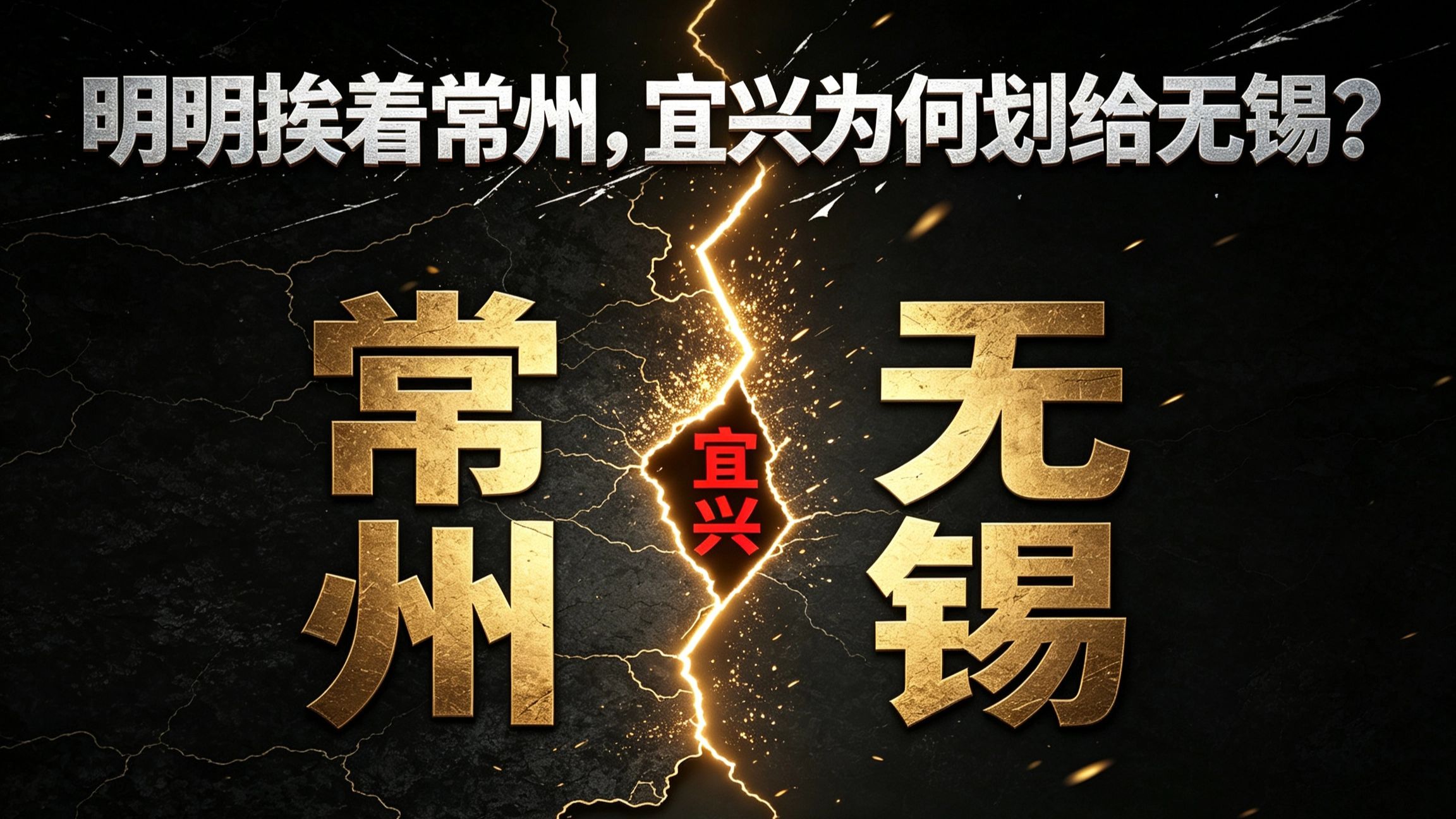 明明紧贴常州，宜兴为什么划给无锡？