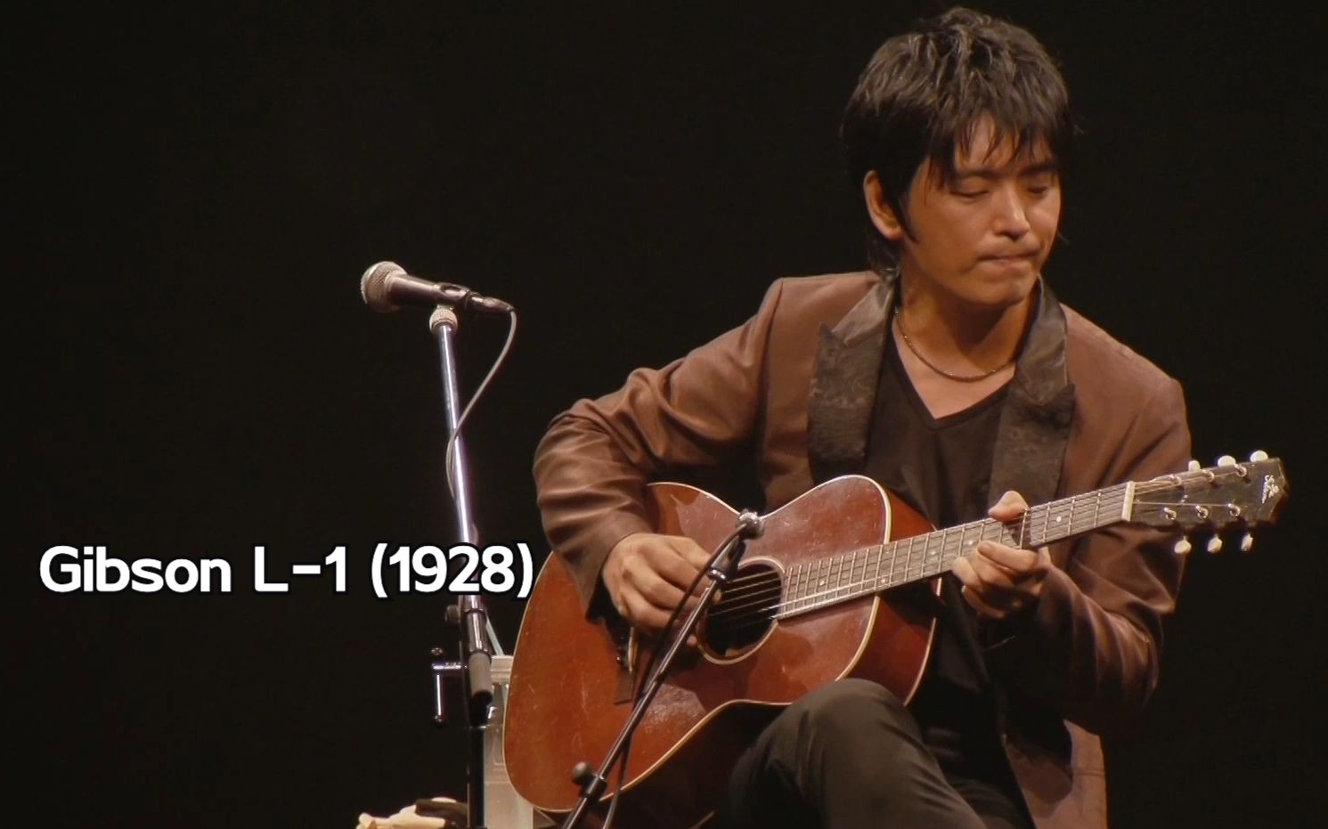 [图][Gibson L-1]押尾介绍1928年的吉普森吉他 演奏一段布鲁斯 & 天使の日曜日 & 桜・咲くころ (自制熟肉）