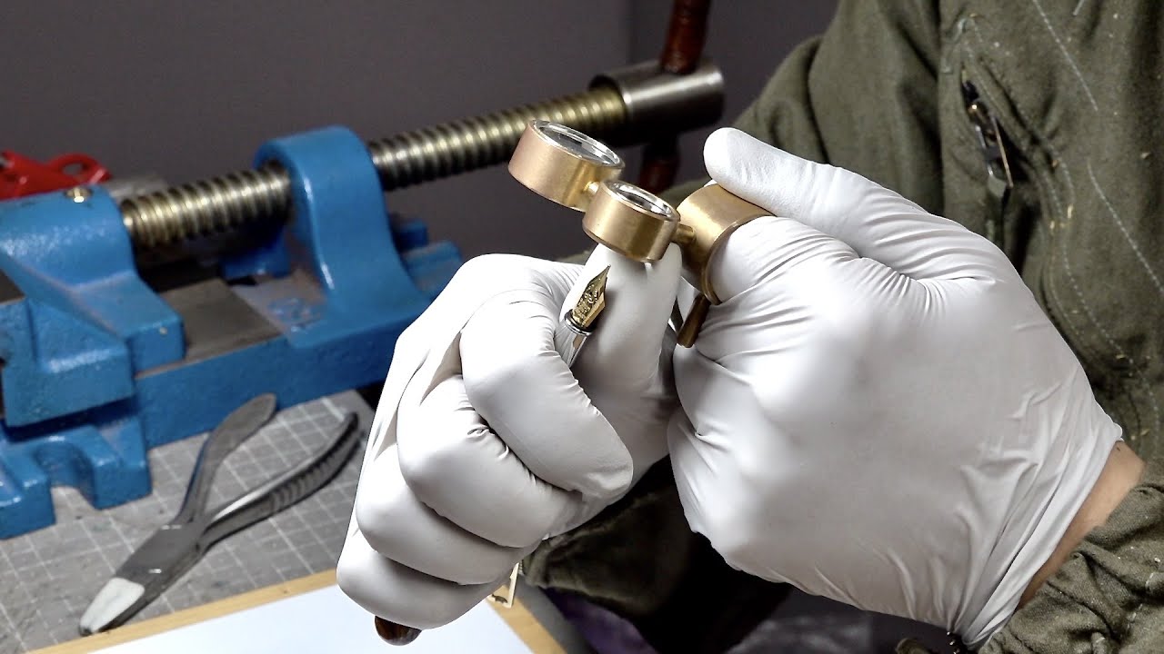 过程 - 手工钢笔韩国木工大师的制作过程*