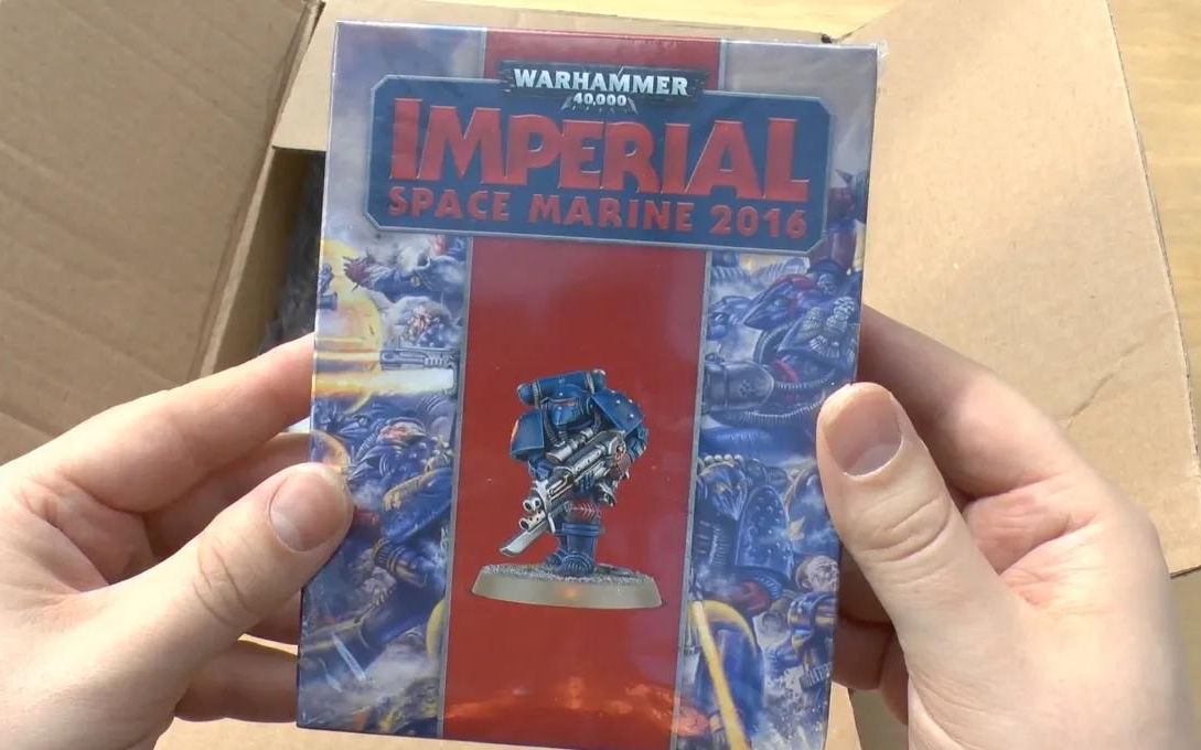 [图]【战锤开箱】2016年限定红拳40K星际战士 Warhammer Imperial Space Marine 2016