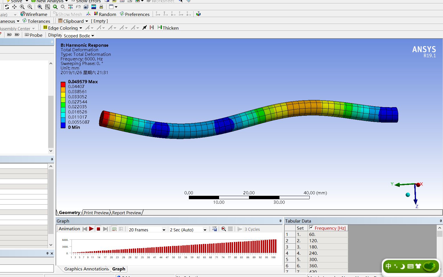 ANSYSWorkBench基础教程 实体的谐响应分析哔哩哔哩bilibili