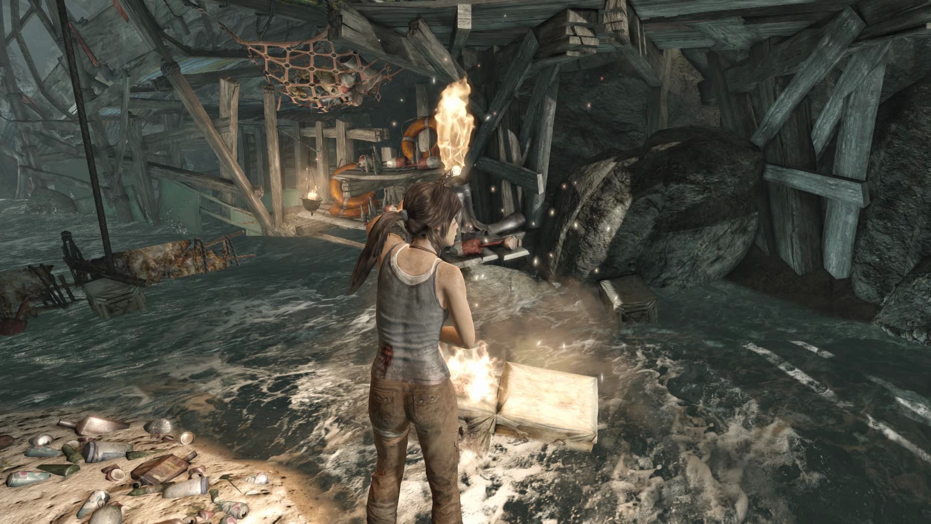 古墓丽影9 剧情流程攻略1(ps,忘记怎么玩了,最后那个应该按f键,一直按