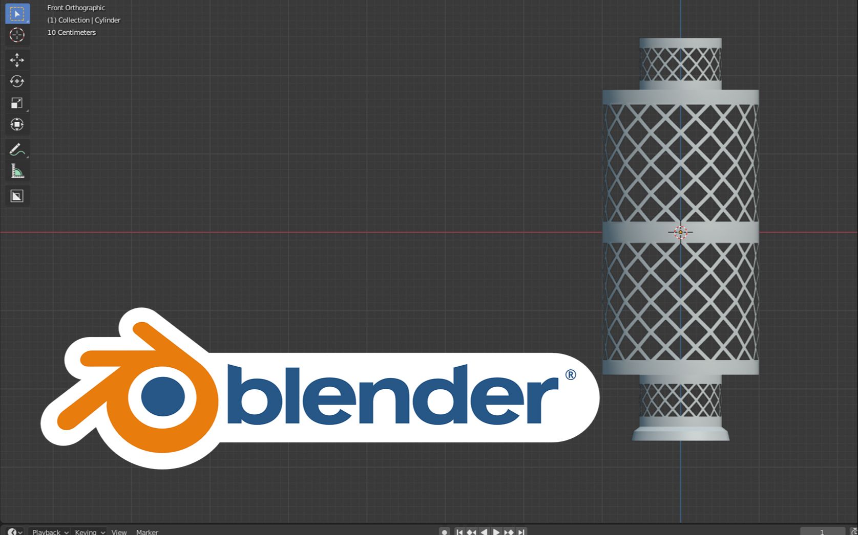 Blender2.81宫灯模型(栅格效果制作)哔哩哔哩bilibili