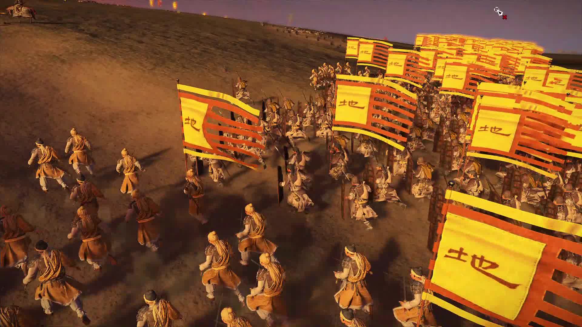 黄巾军痛击大耳贼 刘玄德阵前殒命 三国全面战争素材片by名扬肆虐 (1)