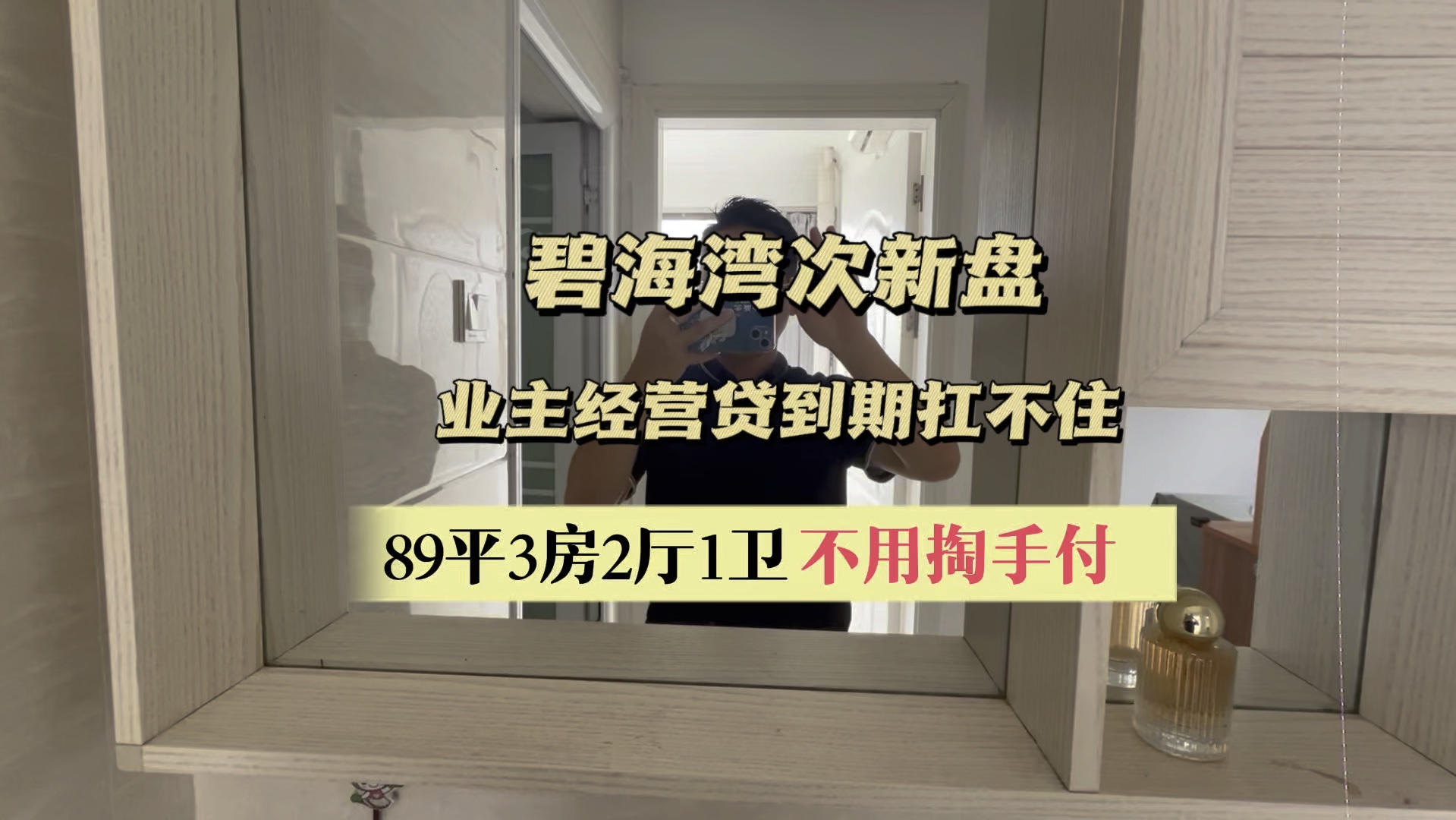 碧海湾次新盘住宅,直接0手付上车,业主经营贷到期,欠款500W,现520W出,一切回到原点.哔哩哔哩bilibili