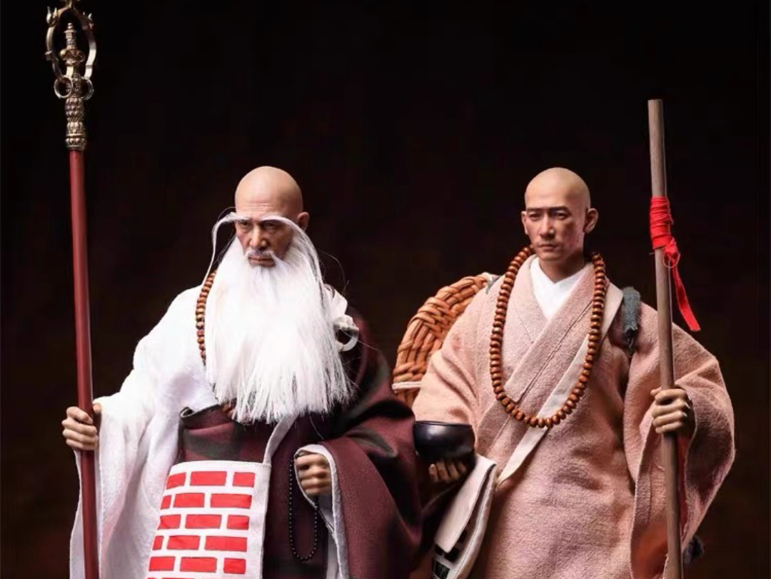 倩女幽魂道道道 汇玩文创1/6可动兵人手办人偶-十方和尚 白云法师