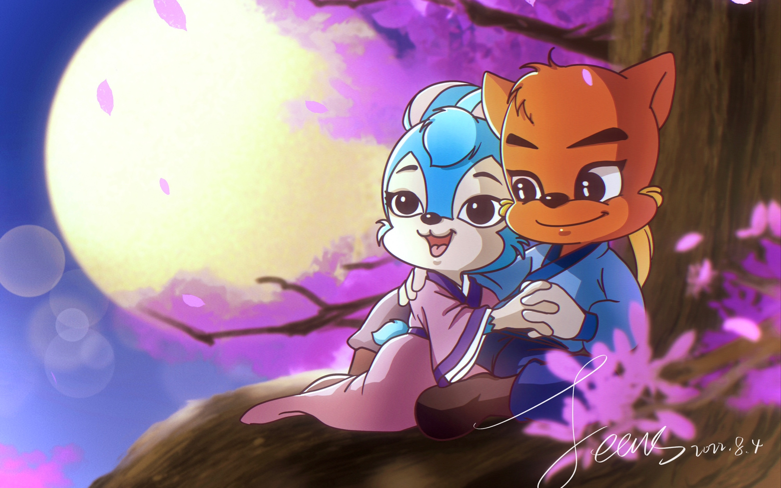 虹猫蓝兔人物角色图片
