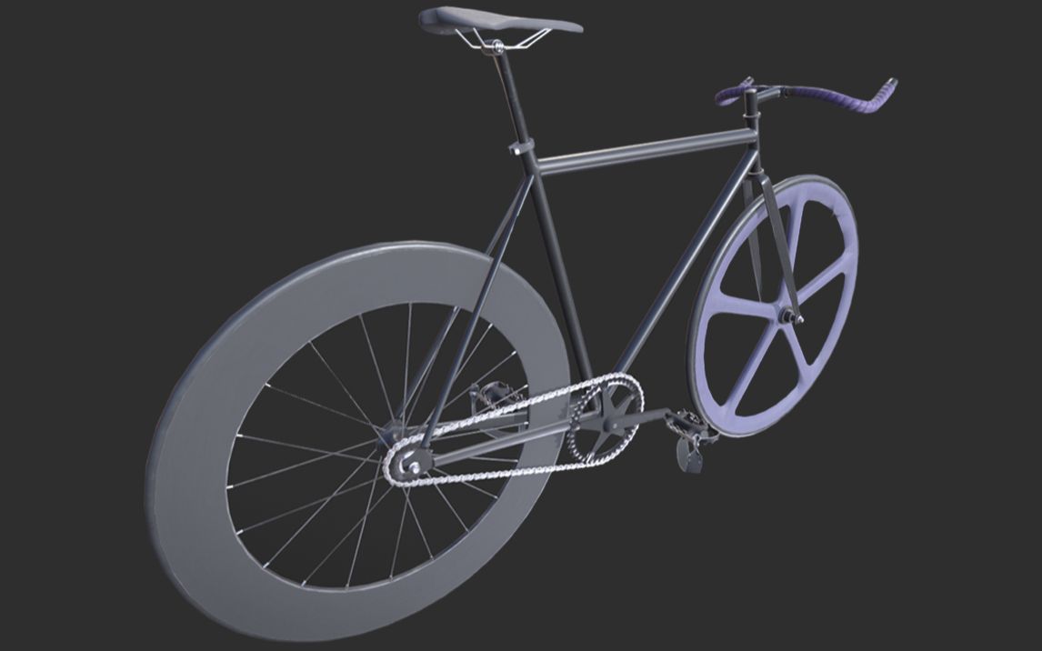 简单上手自行车模型制作 arnold阿诺德渲染 新手入门零基础建模褒例