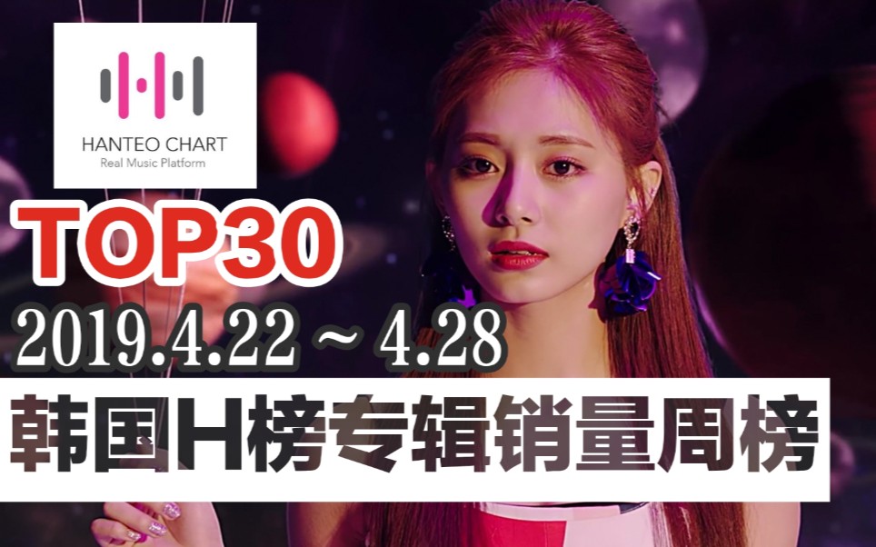 韩国H榜2019年4月第4周专辑销量周榜TOP30哔哩哔哩bilibili