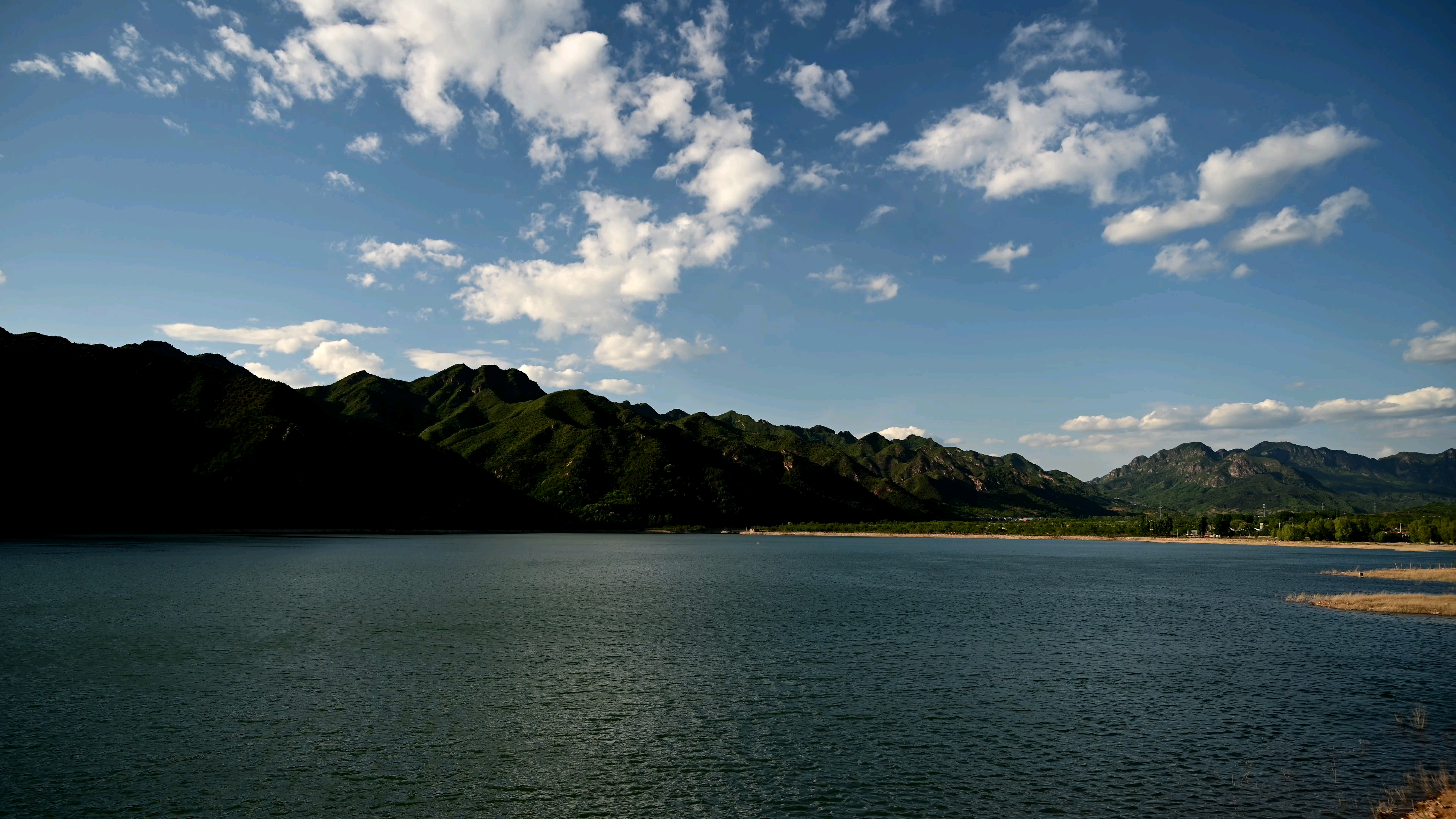 平谷. 西峪水库. 白蓝绿. 山水云_哔哩哔哩_bilibili