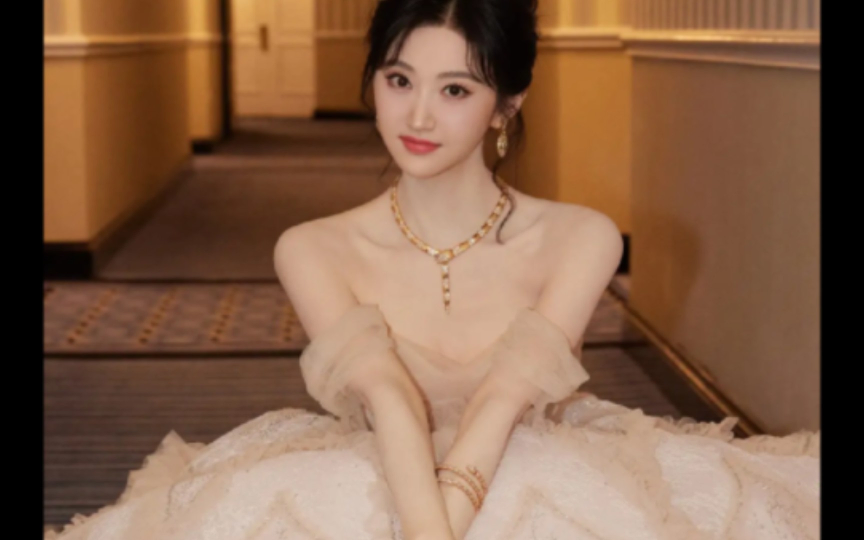 景甜～粉色甜美,绝美容颜
