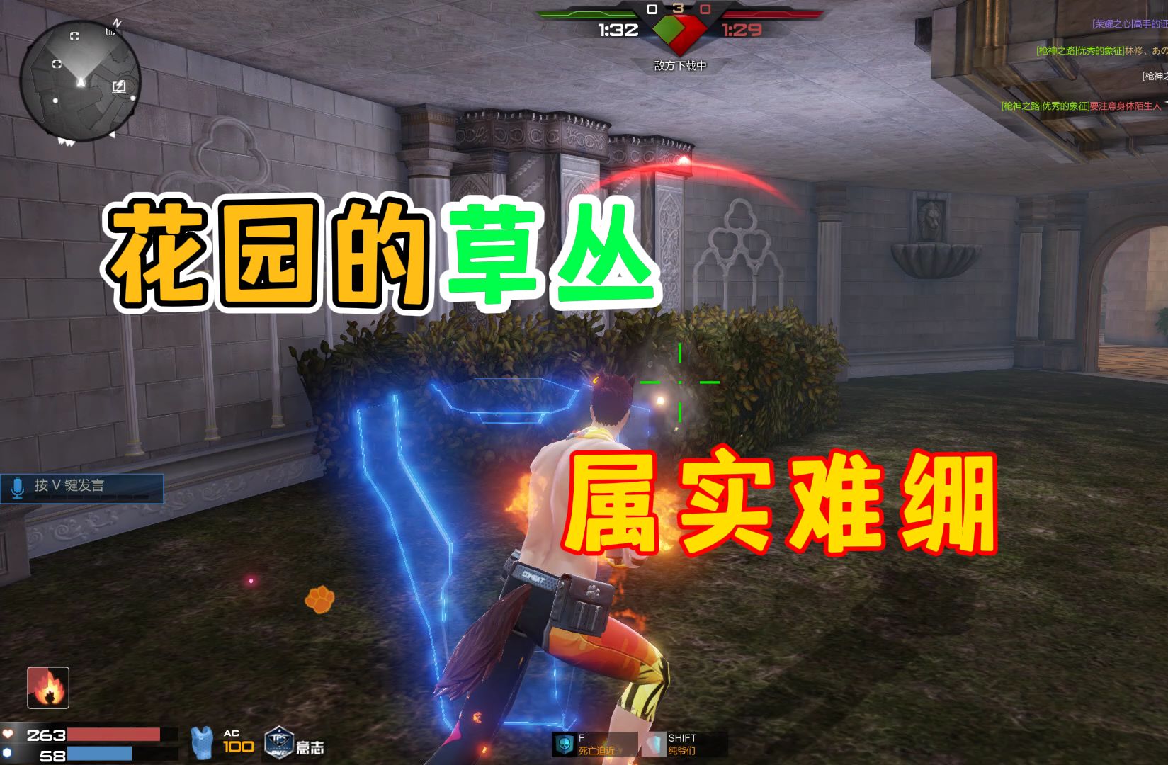 【枪神纪】地图的实心草丛