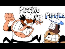 Télécharger la video: Pizza Tower bad Sprite animation: Peppino vs Peppino?