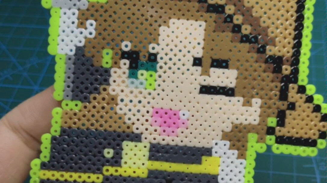 【拼豆】海蜇定制的jojo乔瑟夫拼豆武汉人在家闲出屁来,终于对jojo下