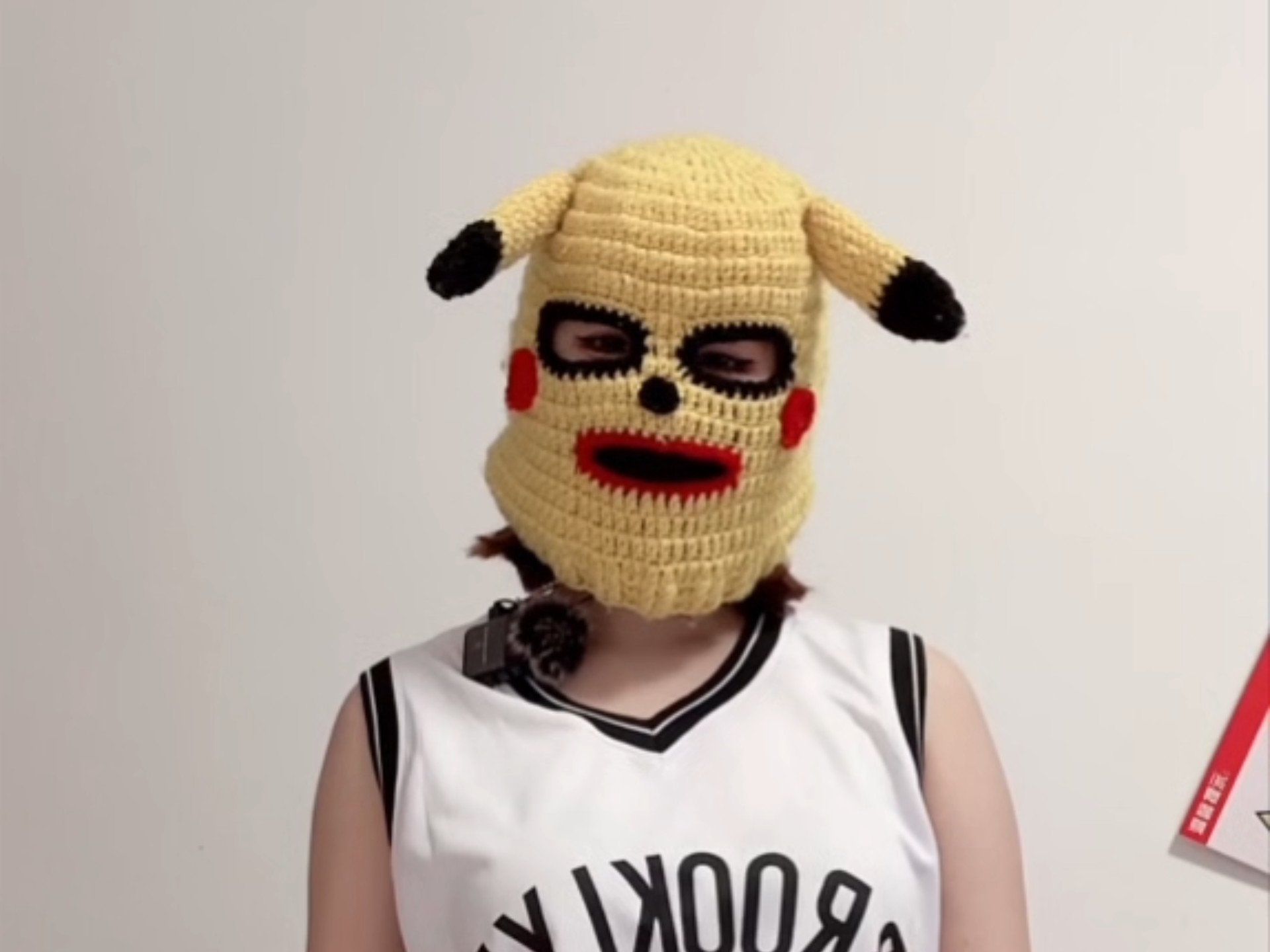 布芙 抽象的皮卡丘头套