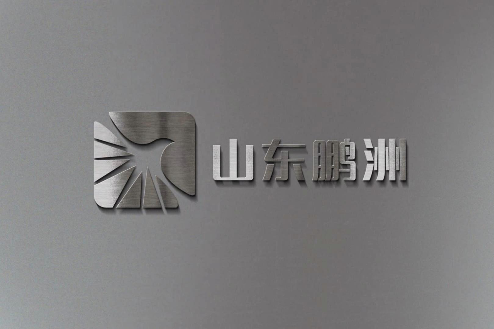 山东潍坊山东鹏洲加工制造LOGO设计案例哔哩哔哩bilibili