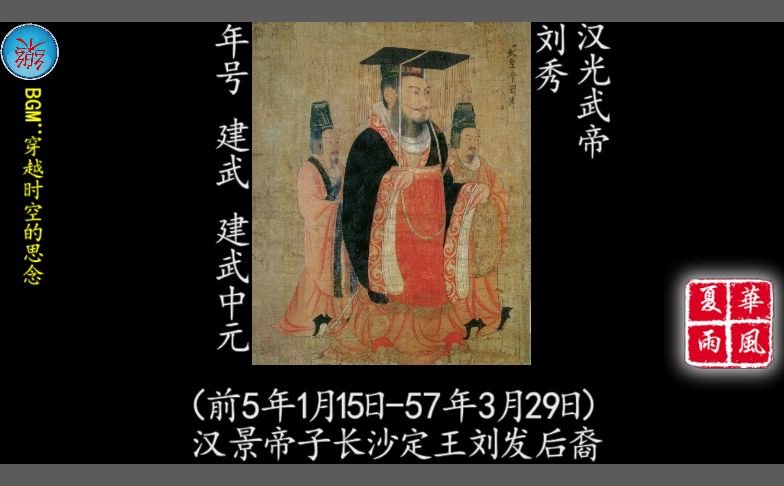 汉朝至隋朝历代帝王画像