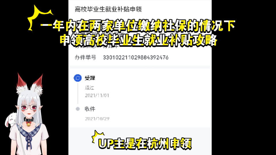 一年内在两家单位就职的杭州高校毕业生就业补贴攻略哔哩哔哩bilibili