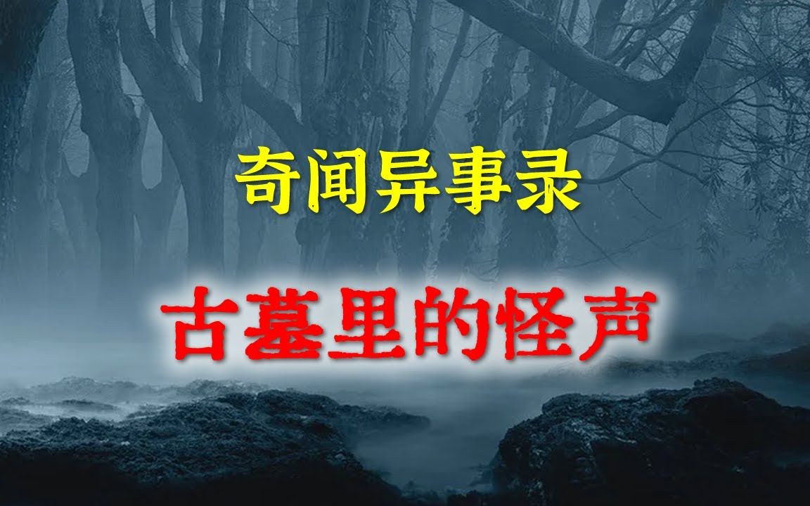 【灵异事件】古墓里的怪声 民间鬼故事 真实灵异 解压故事 灵异诡事 恐怖故事 【民间鬼故事之奇闻异事录】哔哩哔哩bilibili