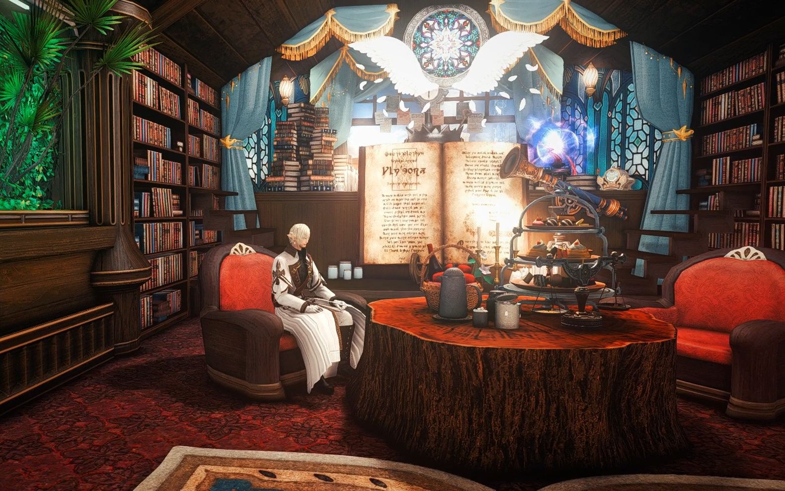 【ff14装修】公寓丨魔法占卜屋——未知与谜题,都会在这个房间里得到