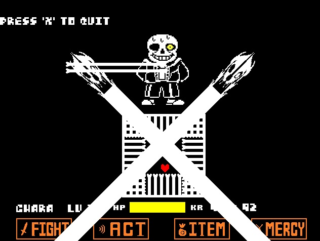 Bad Time Simulator】sans hard mode增加一回合，又增加一点难度，换了