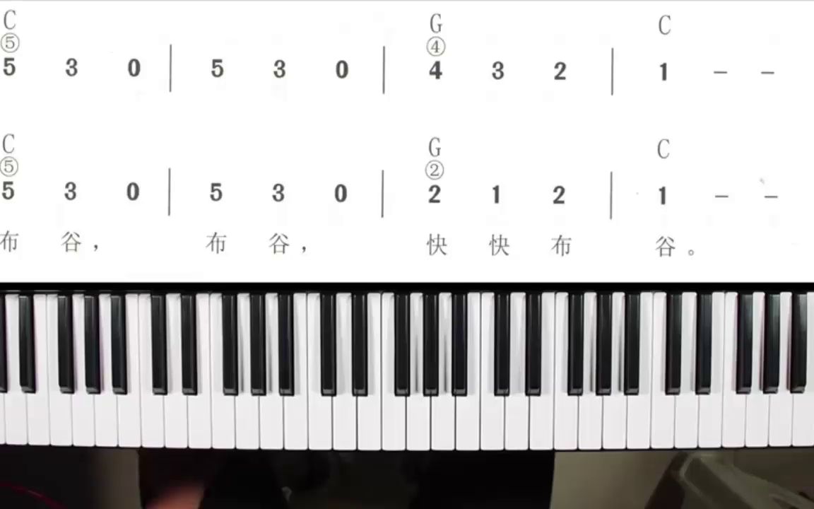 0基础学电子琴电子琴四三拍节奏讲解,布谷鸟乐曲练习电子琴教学视频