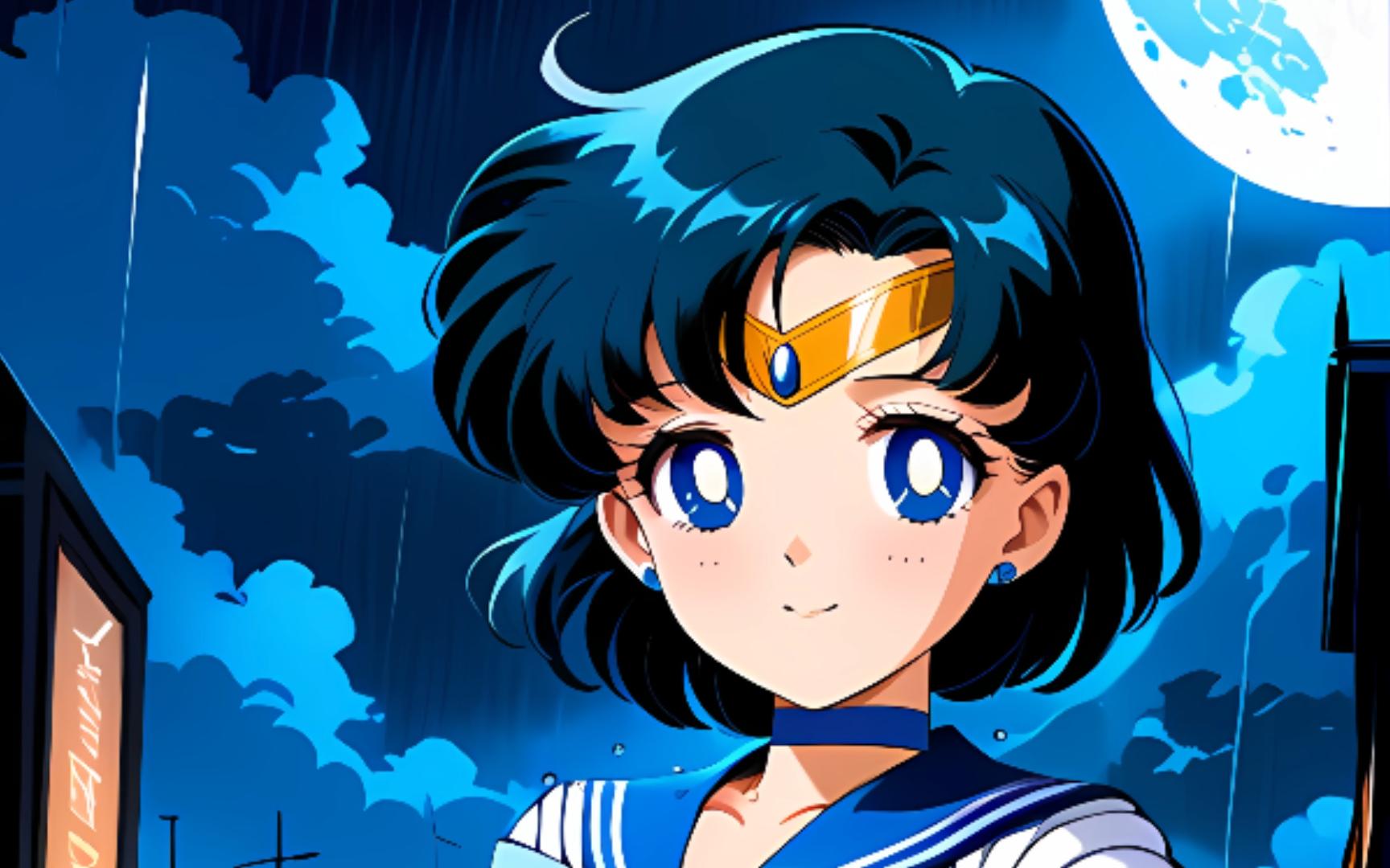 美少女战士,水野亚美!