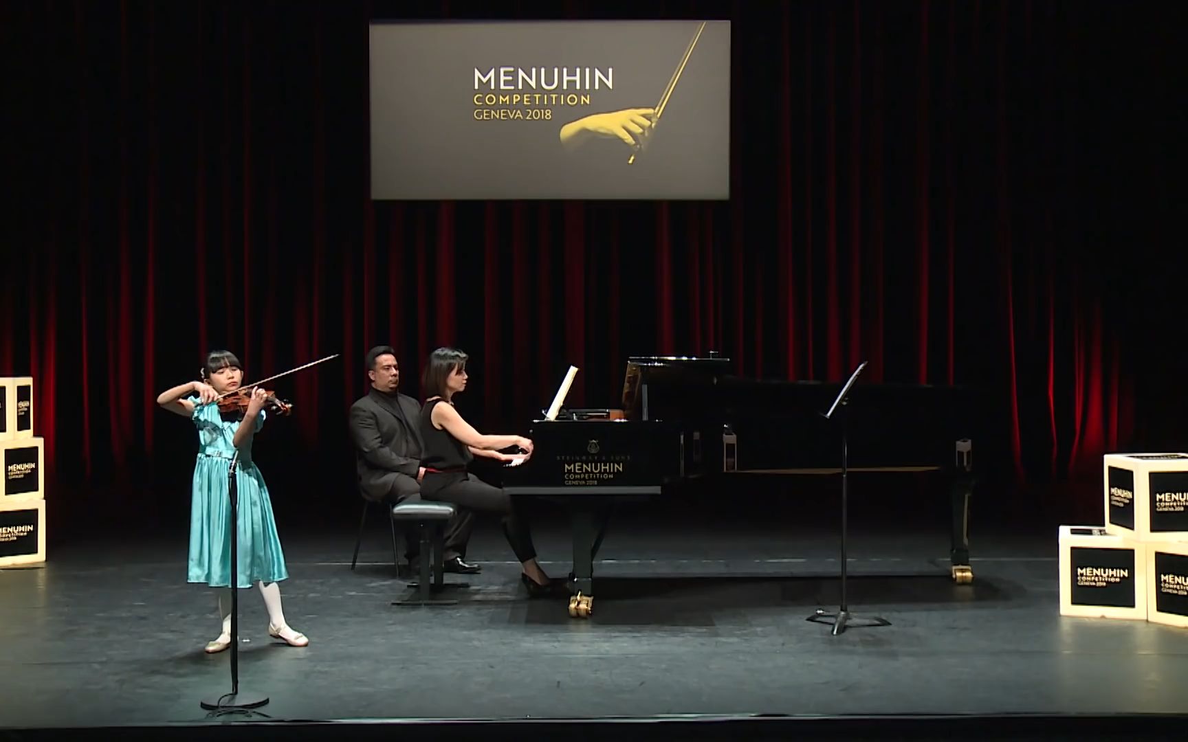 【蔡珂宜】2018年梅纽因国际小提琴大赛青年组首轮比赛-第一天menuhin