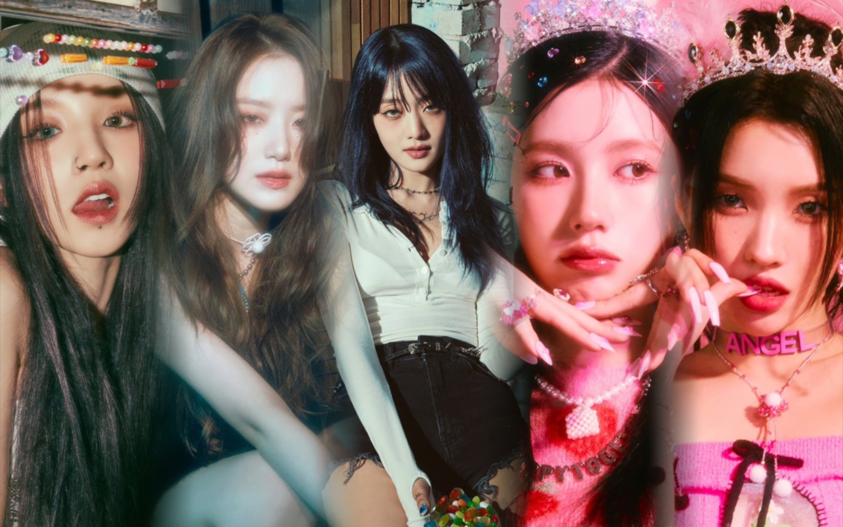 (g)i-dle迷你6辑《i feel》三套预告照蓝鸟数据