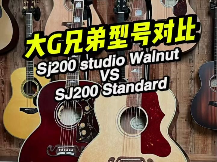 第29集 | 大g兄弟型号对比试听来啦 sj200 studio 和 sj200 standard