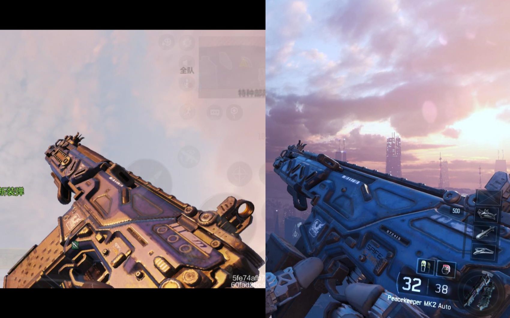 使命召唤12&使命召唤手游 武器 peacekeeper mk2(dr mk2)快速弹夹换弹