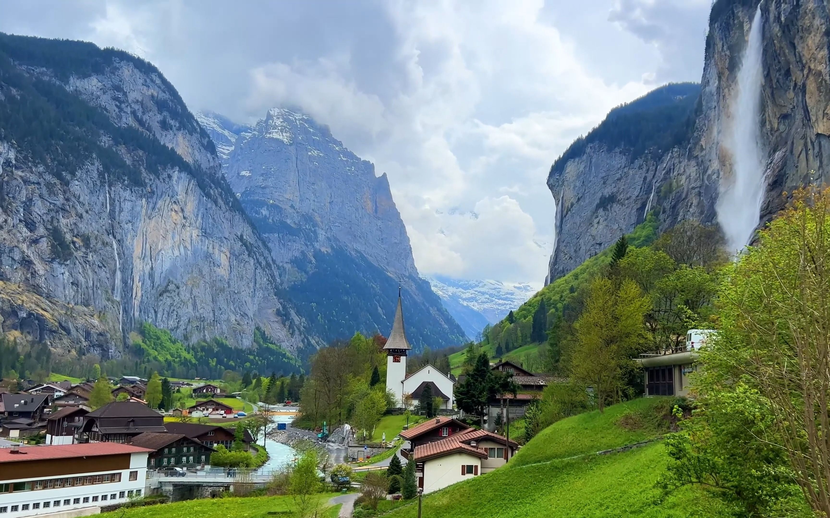 少女峰仙气小镇 —— 瑞士 · 劳特布龙嫩 | 这几个字足以治愈你