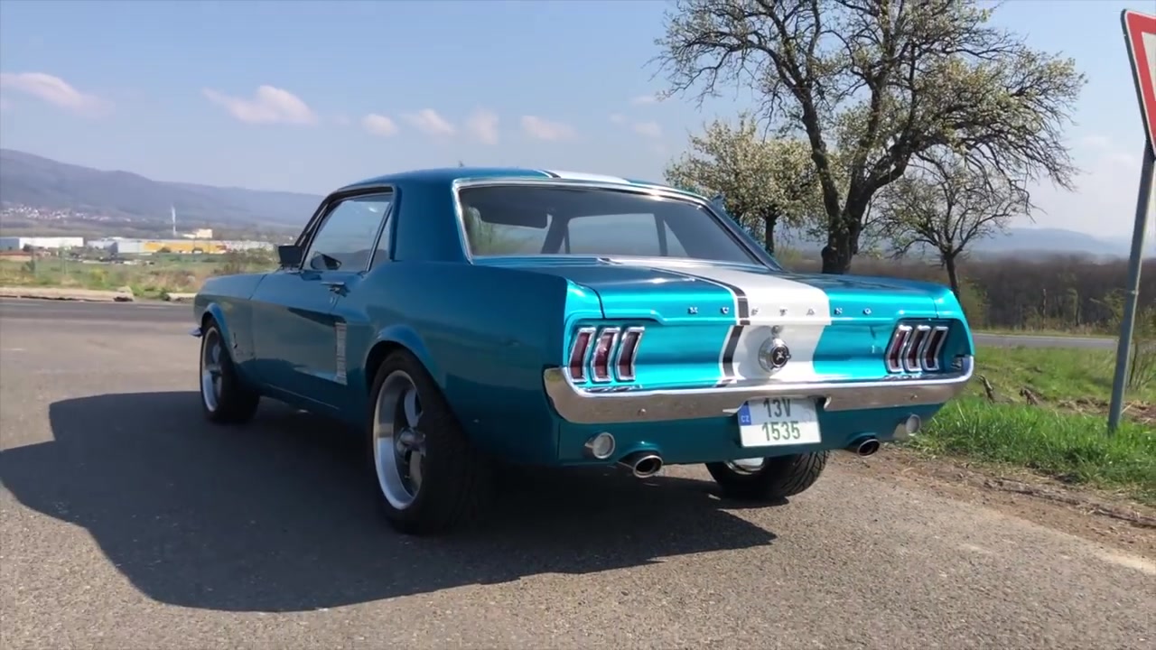 1967年福特野马v8,真正的肌肉车