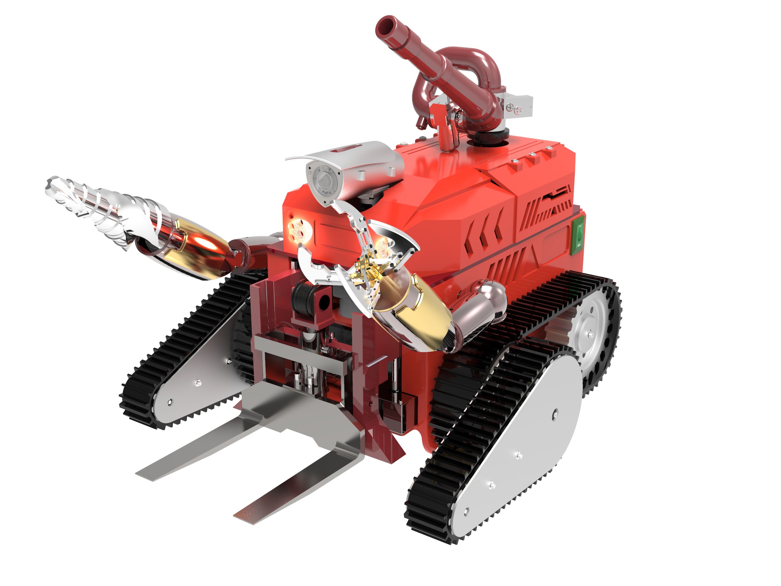 救援使者——地震救援机器人(全国3d数字化创新设计大赛国赛)