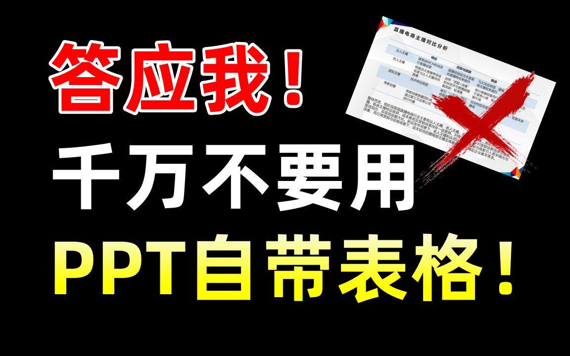 李佳琦的这张PPT表格页,配色真大气!哔哩哔哩bilibili