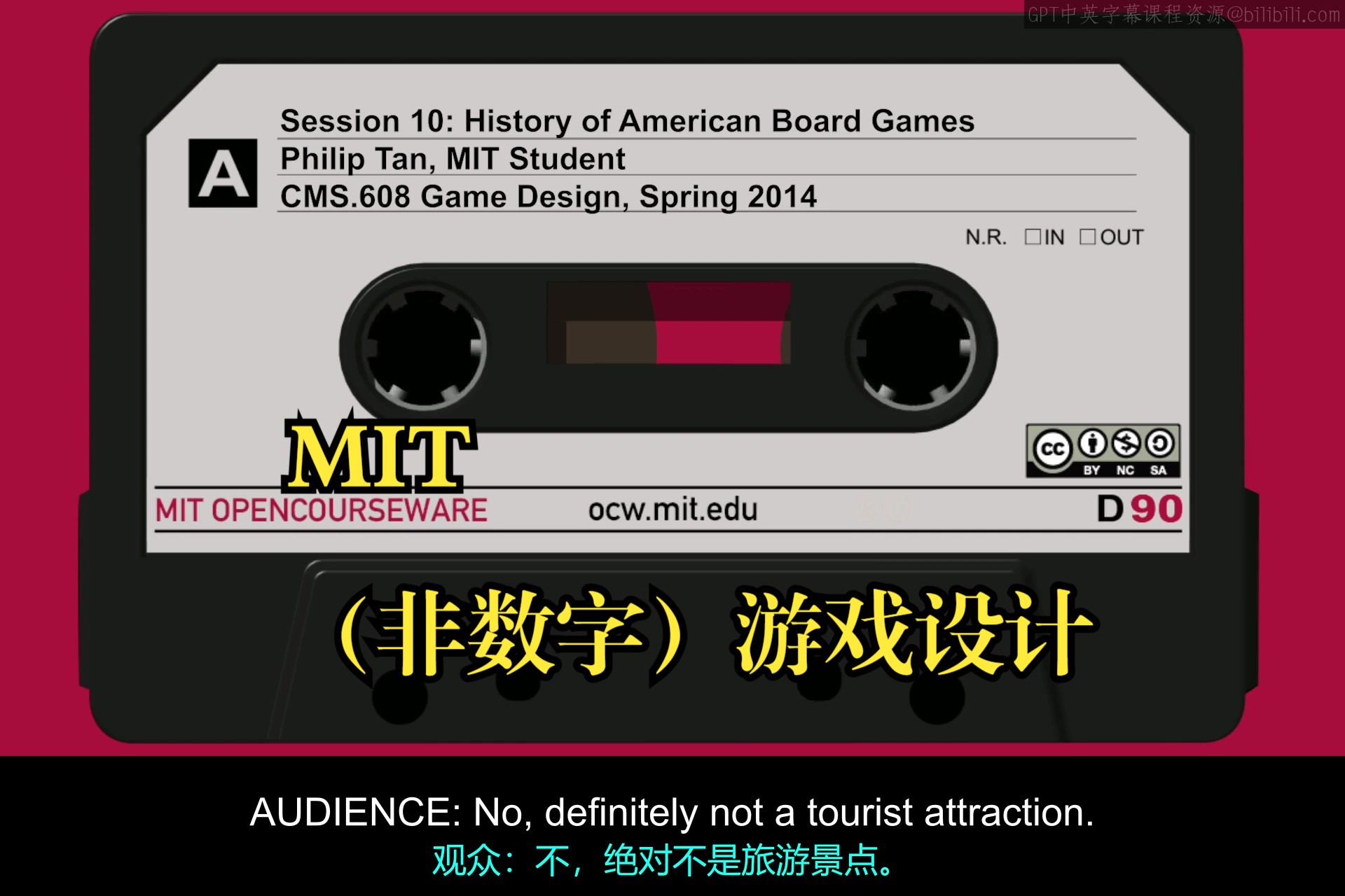 MIT《游戏设计|CMS.608 Game Design, Spring 2014》中英字幕deepseek哔哩哔哩bilibili