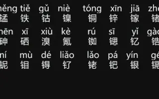 化学版生僻字 搜索结果 哔哩哔哩 Bilibili