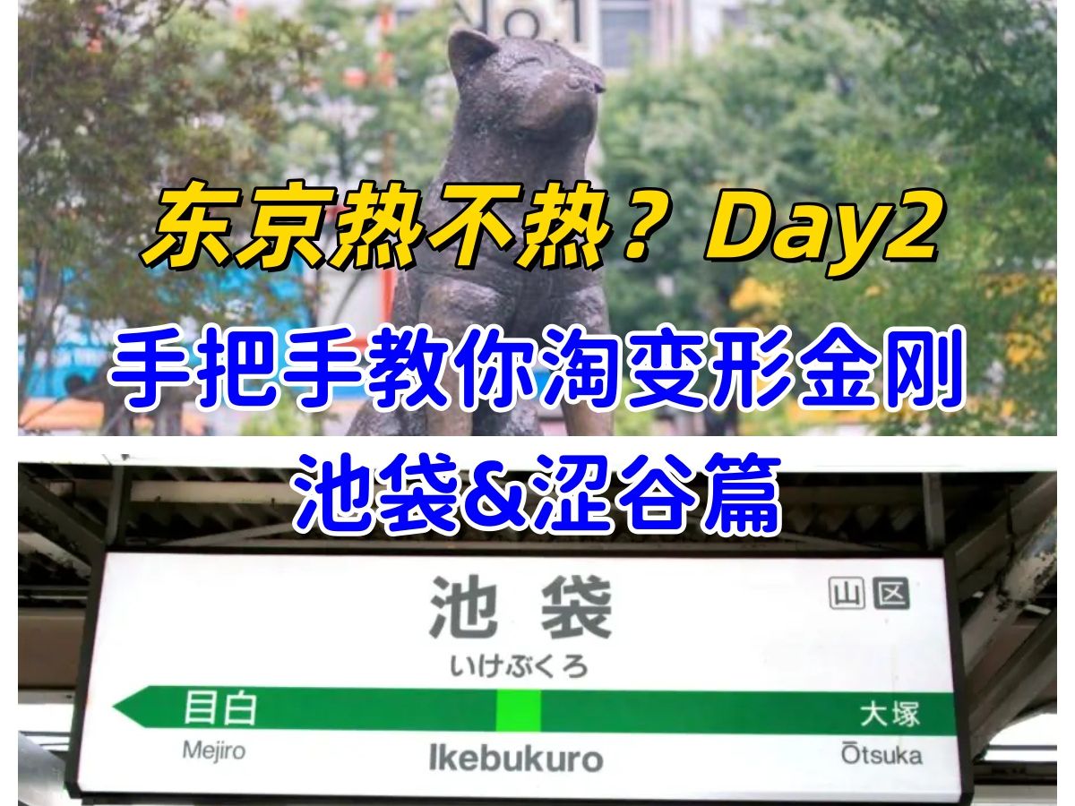 东京热不热?第二站!——手把手教你在池袋&涩谷淘变形金刚哔哩哔哩bilibili