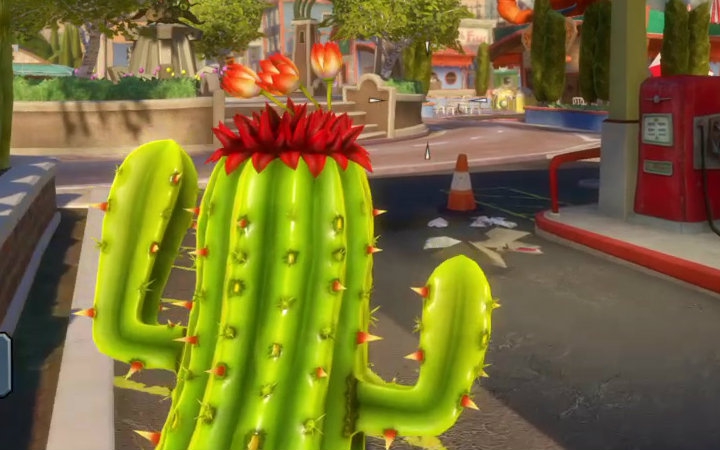 【ps4】『植物大战僵尸-花园战争』-pvp-猥琐仙人掌