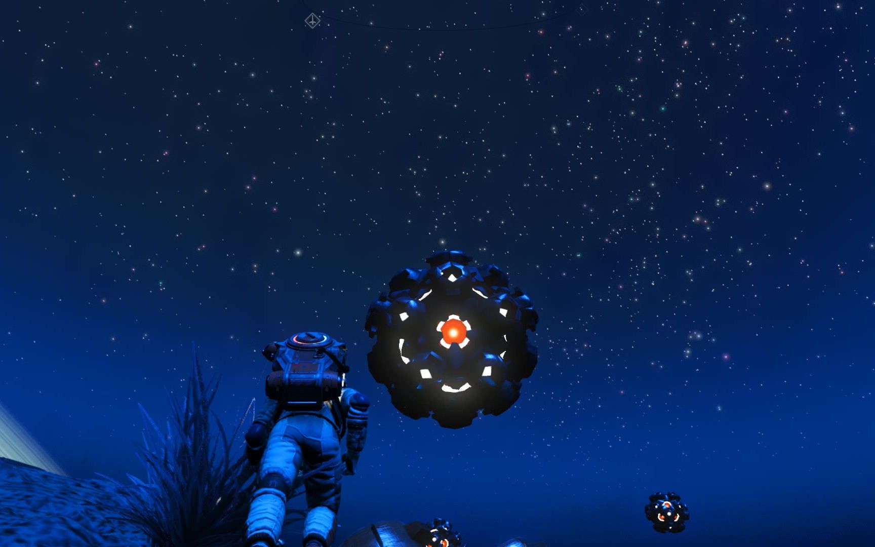 无人深空旋转的钢球怪异诡异恐怖星球系列