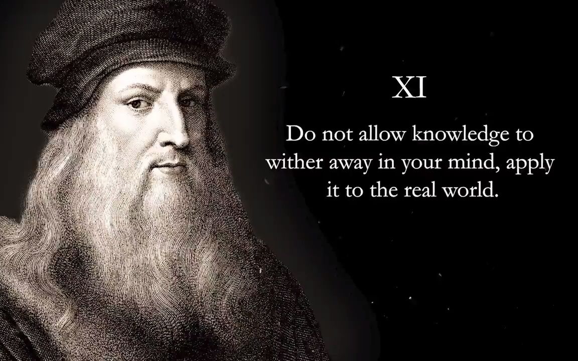 [图]为你读诗 Rules For Life (How to Think like Da Vinci)